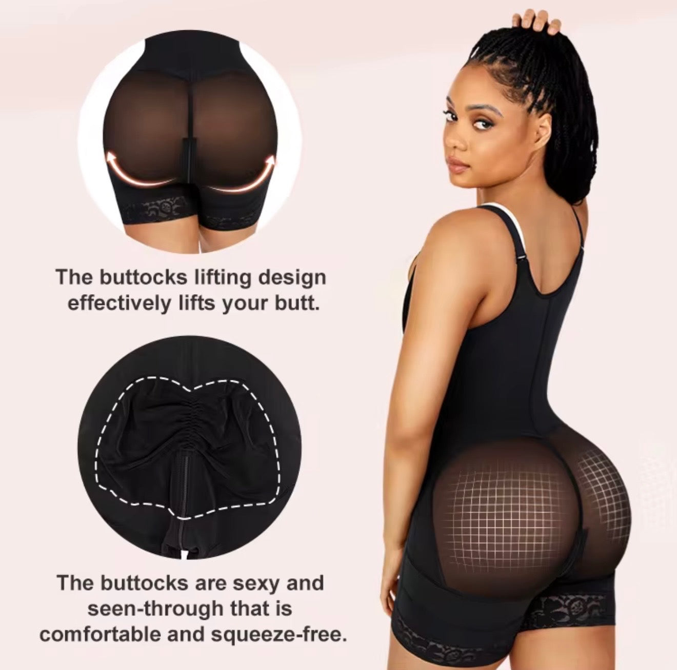 Stage 3 Columbian Body Compression Shaper Para Mujer Waist Shaper Short Panty Butt Lifter Latex Shapewear for Woman